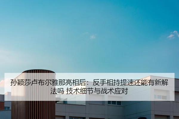 孙颖莎卢布尔雅那亮相后：反手相持提速还能有新解法吗 技术细节与战术应对